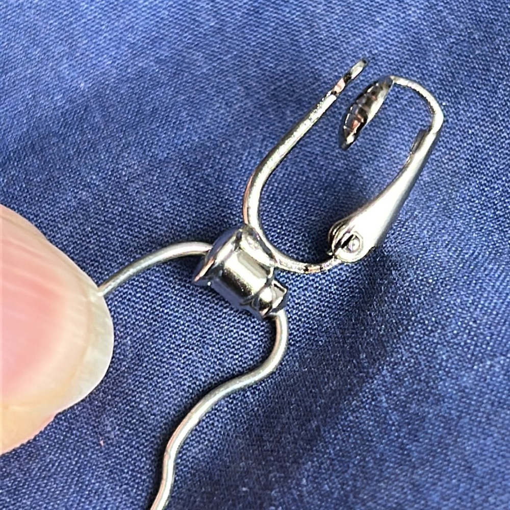 Vintage 925 silver dangly earrings - Picture 6 of 6